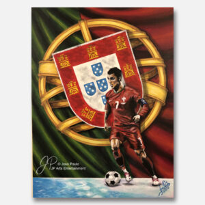 Heróis do Mar - JP Fine Arts - Soccer - Futebol - Cristiano Ronaldo- Benfica - Portugal